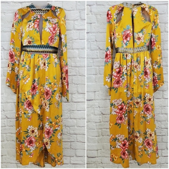 NASTY GAL Flower of Goodbye Maxi Floral Dress - Picture 2 of 16